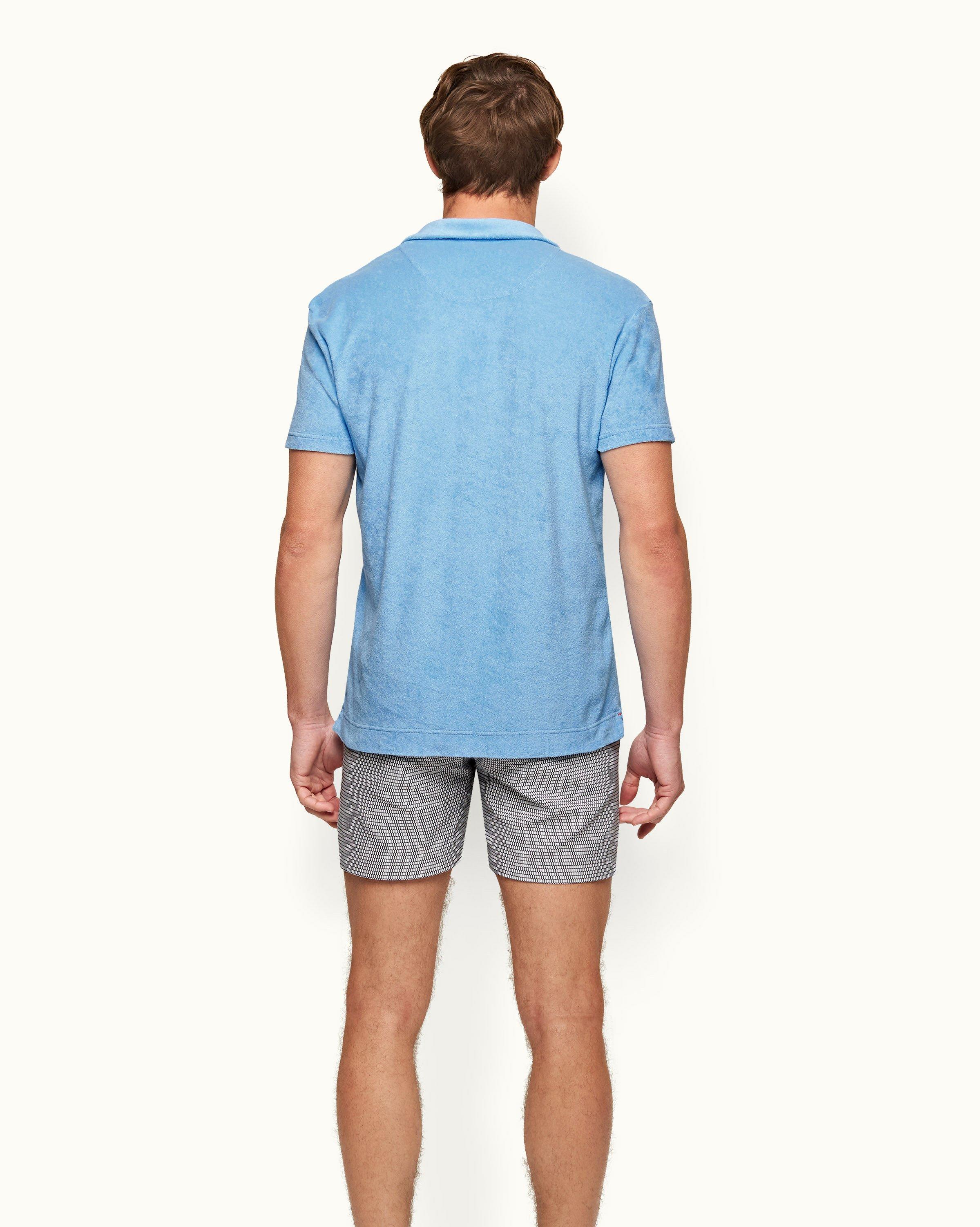 Mens Light Blue Shorts  Tailored Shorts By Paul Brown