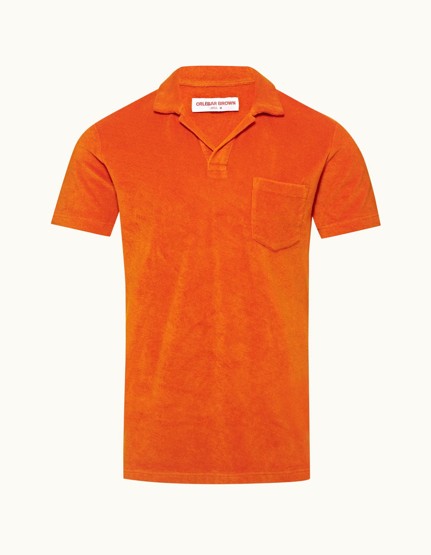 Terry Towelling - Mens Tiger Lily Tailored Fit Organic Cotton Towelling Resort Polo Shirt