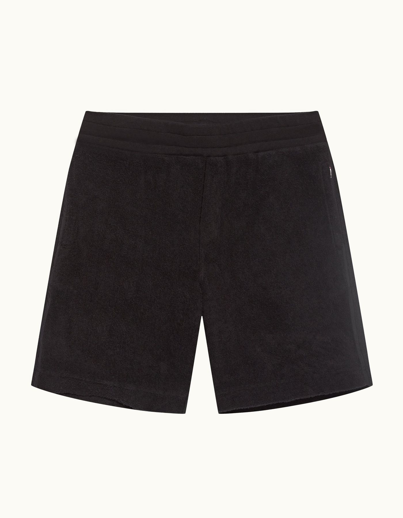 Trevone - Mens Classic Fit Stripe Seam Towelling Sweat Shorts