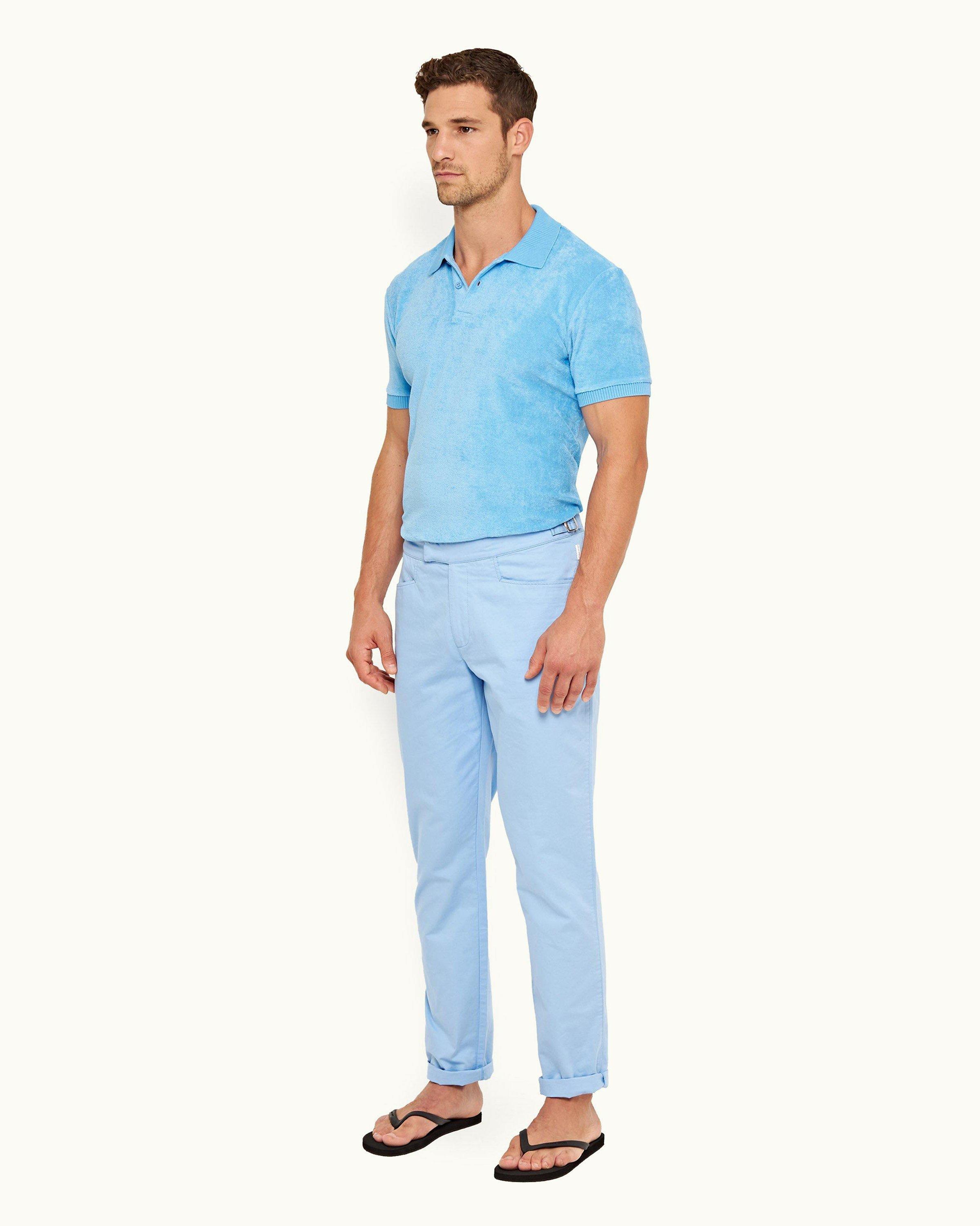 Oxford Blue Colour Trousers for Men - Everywear Pants by Aristobrat
