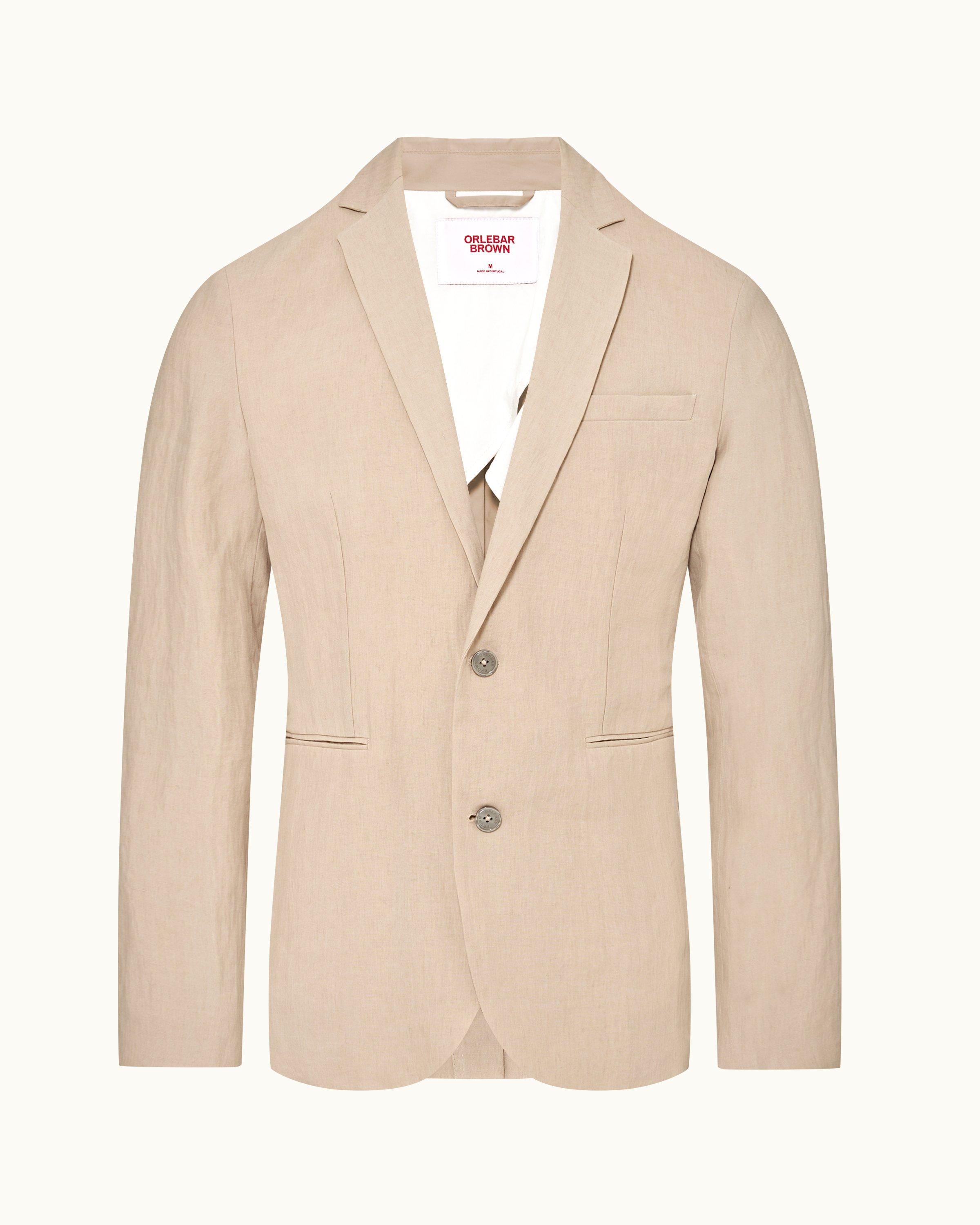 Linen hot sale jacket mens