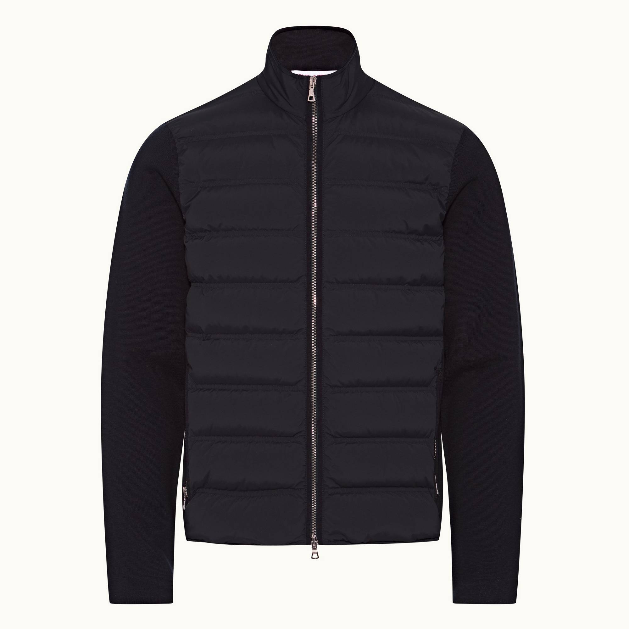 Wallace - Mens Navy Down Quilted Jacket