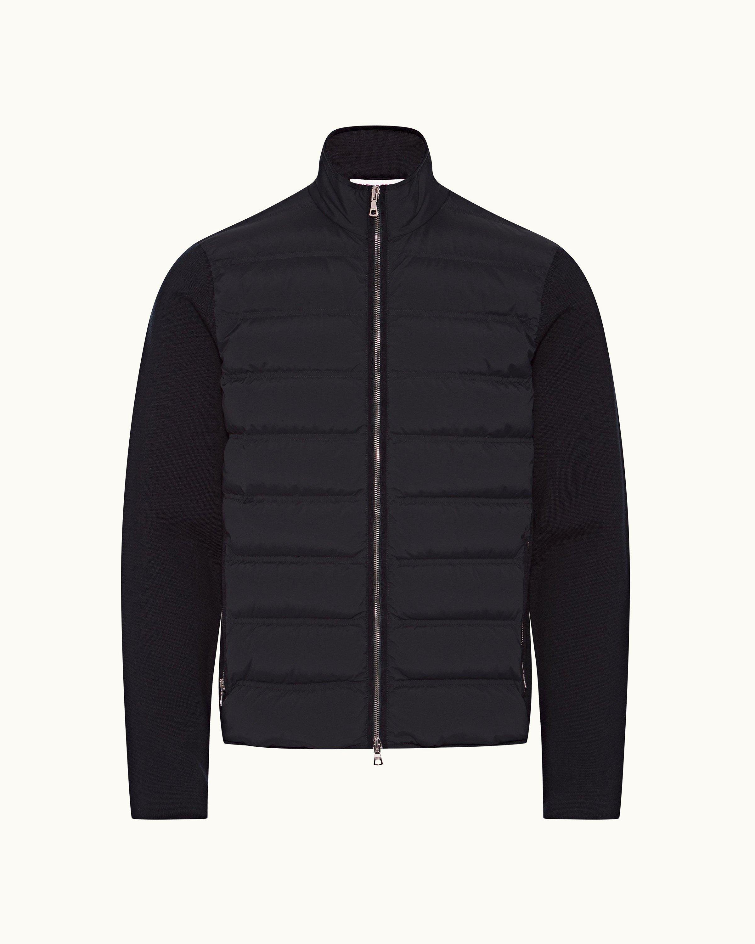 Orlebar Brown Navy Down Quilted Jacket