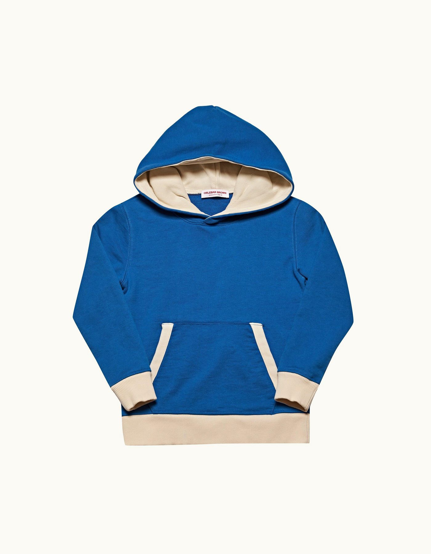 Zayden - Childrens Kids' Night Iris Organic Cotton Tailored Fit Hooded Sweatshirt