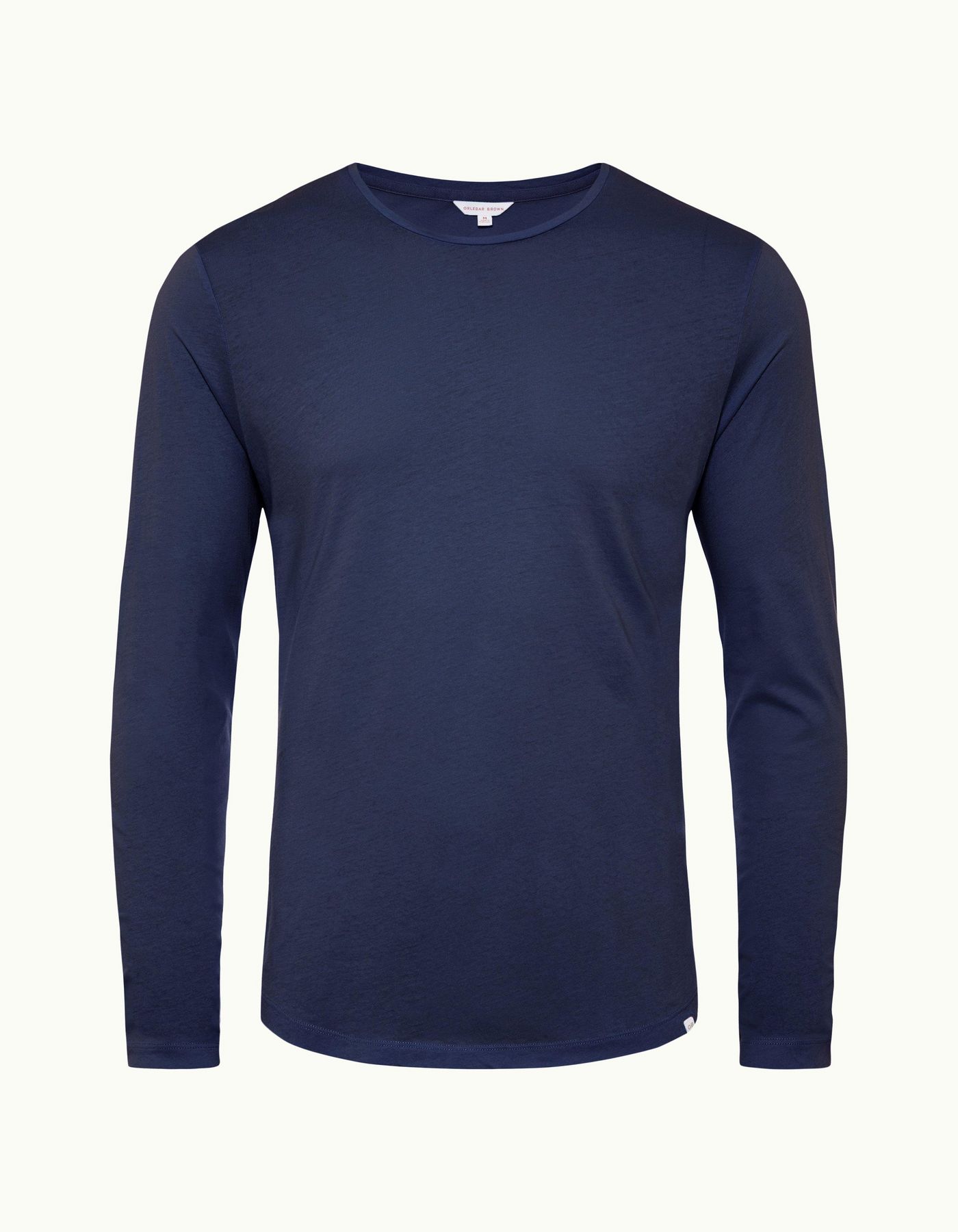 Ob-T Merino - Mens Navy Tailored Fit Long-Sleeve Merino T-Shirt