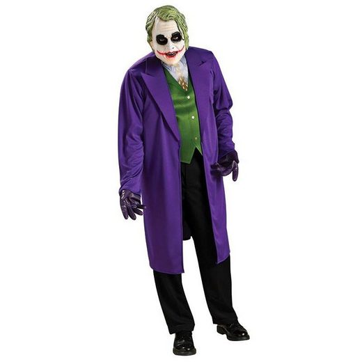 Batman Joker Herrenkostüm, Violettfarbener Mantel mit