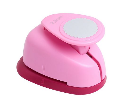 Motivlocher Kreis, gezahnt, 2,5cm, Die Motivgröße beträgt 2,5 cm online