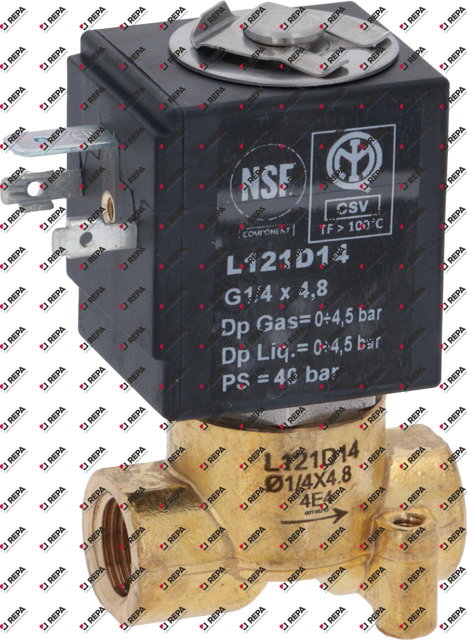 EL.VALVE 2V 1/4 D-4,8 230V/50