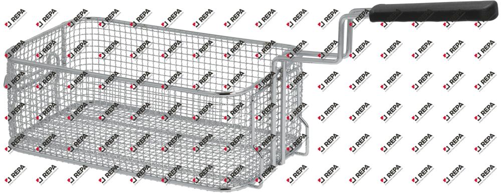fryer basket L1 300mm W1 175mm H1 110mm
