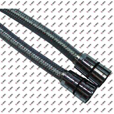 Flexible inox treillis L 1200mm raccords 1/2" FI