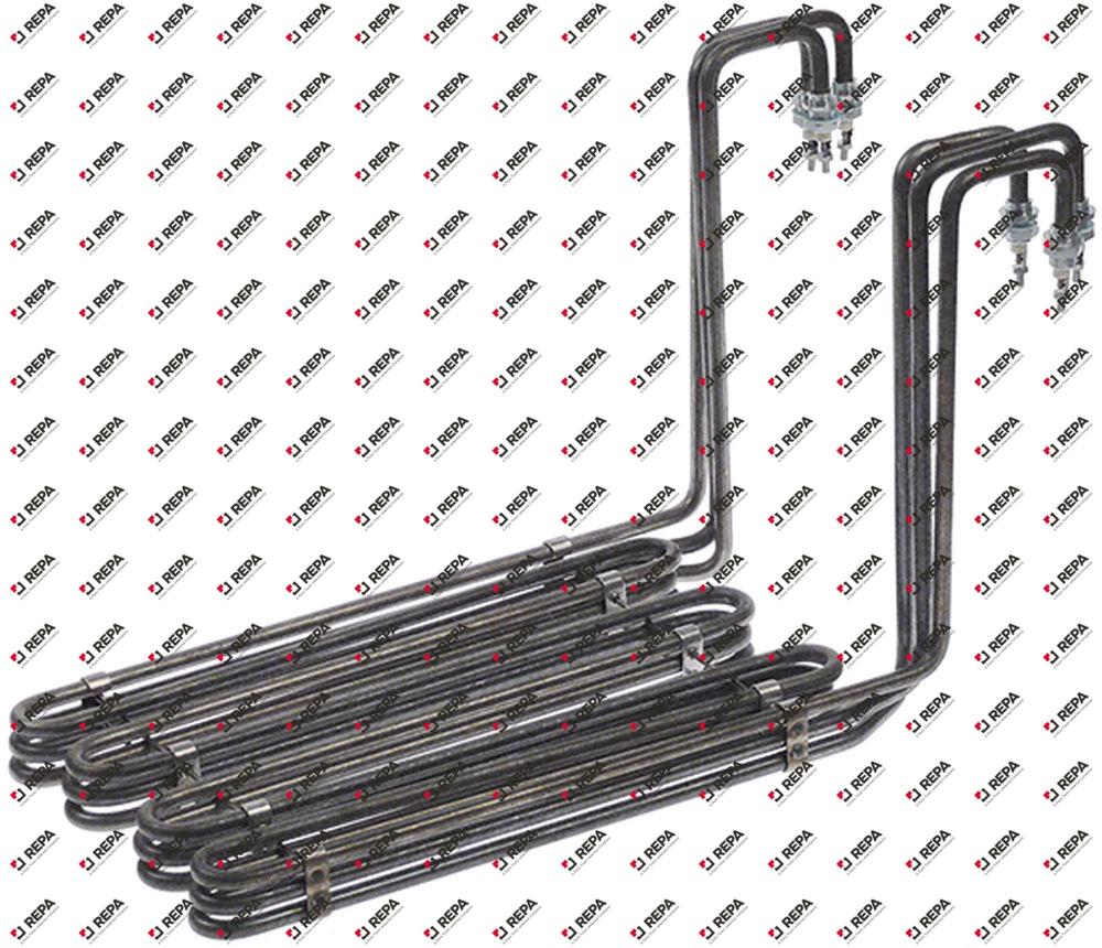 Résistance 11000W 230V L 370mm friteuse H1 180mm