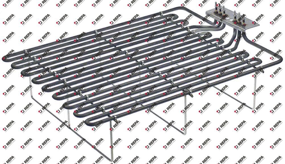Heating element 6200W 230V L 515mm connection M5
