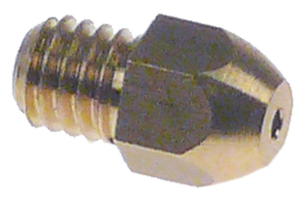 Gasdüse Gewinde 12-28 UNF Bohrung ø 1,3 mm L 12 mm