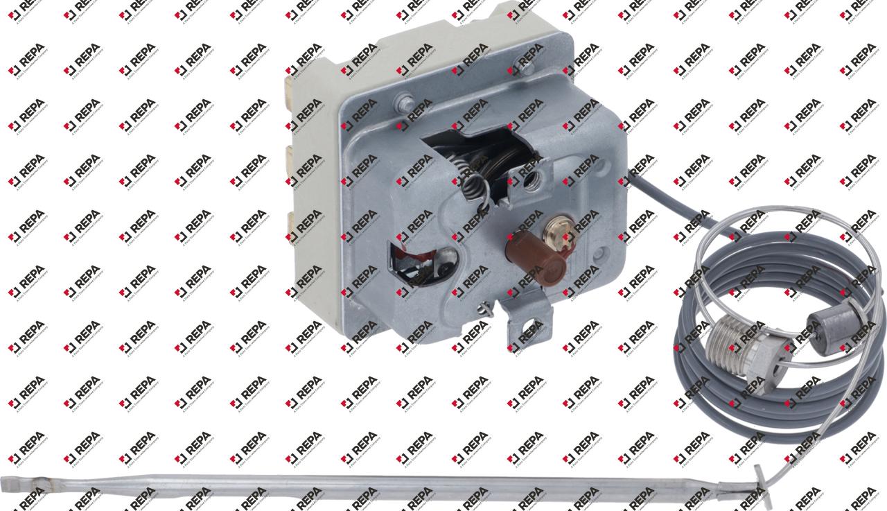 Safety thermostat switch-off temp. 230°C 3-pole