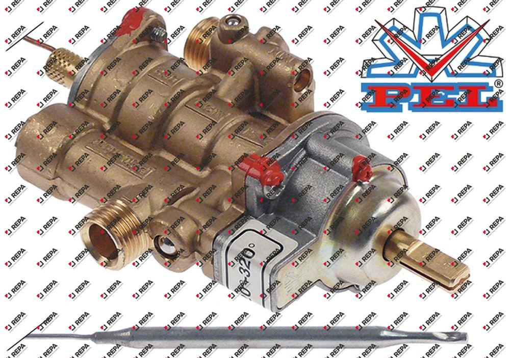 Gasthermostat PEL 25ST – 100–300°C, Mit Rohrfl Produktbild-Vorschau 2