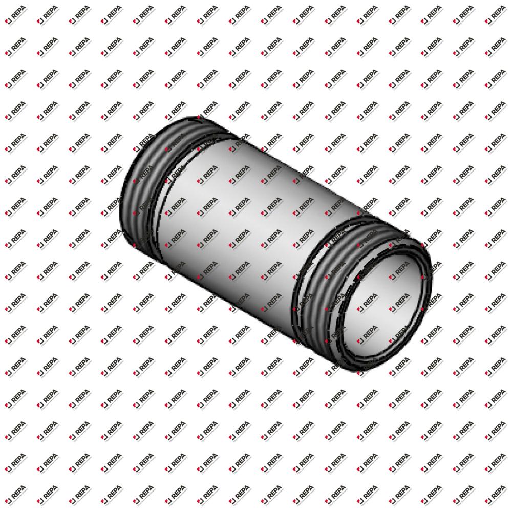 Rough chrome plated spray valve nipple with 