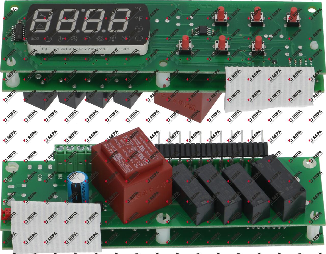 Electronic controller 230V mounting measurements