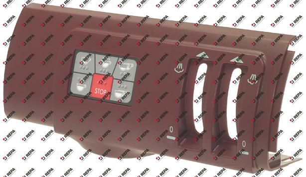 Blende EP Front mit Tastenleisten