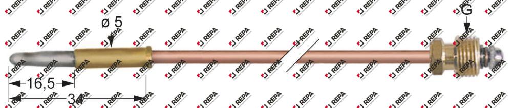 Thermoelement M10x1 L 600 mm Steckhülse ø5,0mm