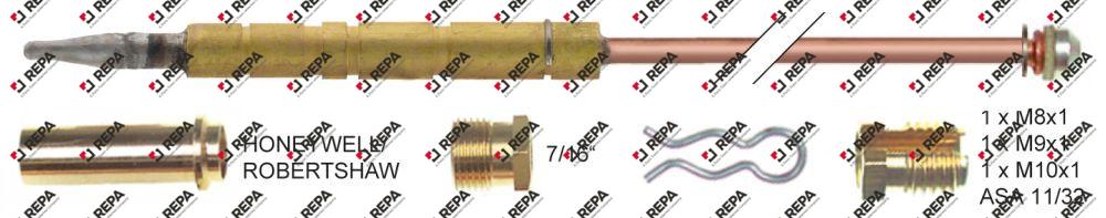 Thermoelementsatz L 900 mm Spitze aluminiert