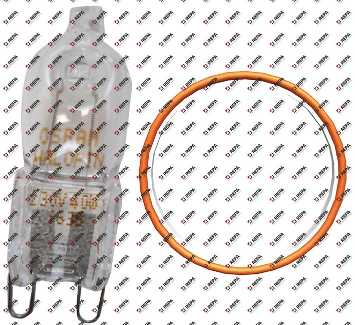 halogen lamp kit with gasket 230VAC 40W