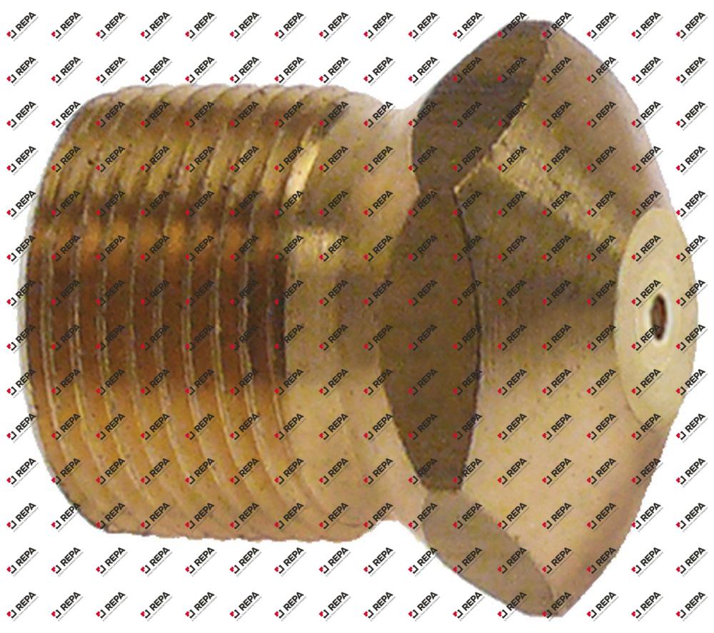 Gasdüse Gewinde M15x1 SW 17  Bohrung ø 2,8 mm