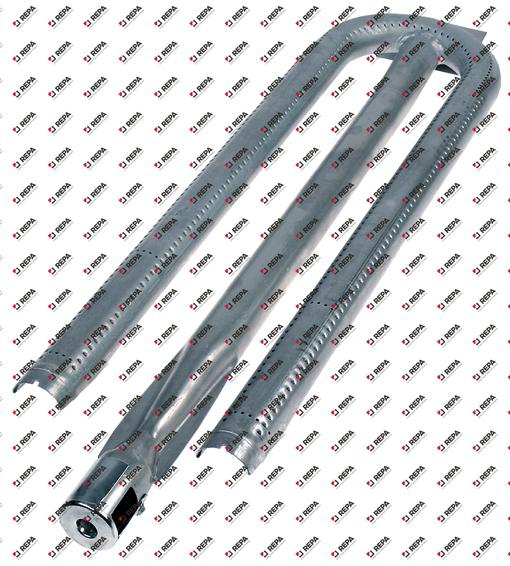 bar burner L 510mm W 150mm ø 32mm griddle