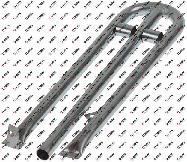 Staafbrander 3-rijen L 425mm B 110mm ø 20mm grill