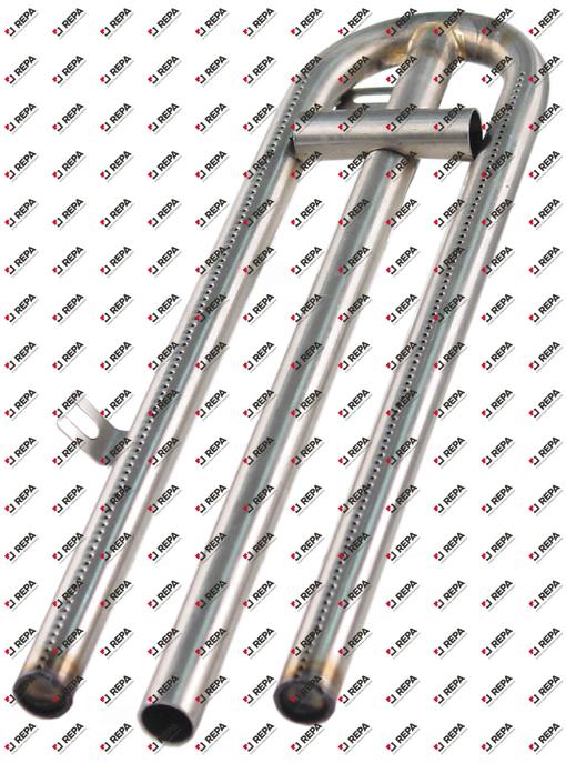 bar burner 2 row L 417mm W 112mm ø 20mm