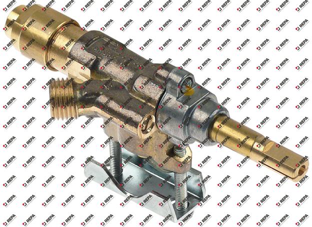 gas tap SABAF type 10 gas inlet pipe flange ø23mm
