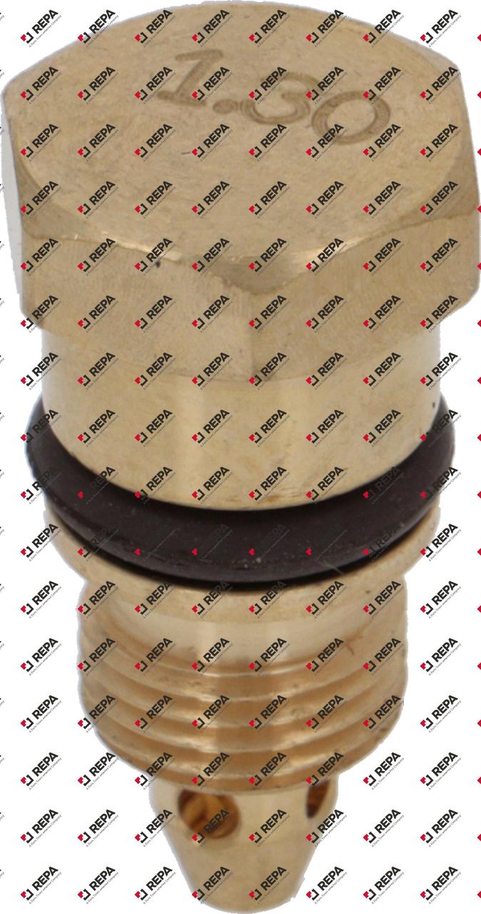 Ugello di derivazione filetto M8x0,75 foro ø 1,3mm