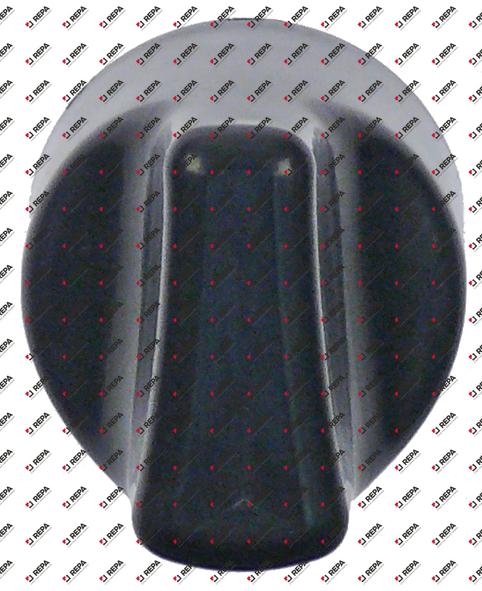 Knebel ø 32 mm schwarz für Piezozünder