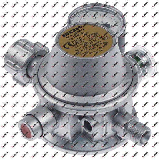 Gasdruckregler EN61-DS Anschluss KLF - 1/4" links