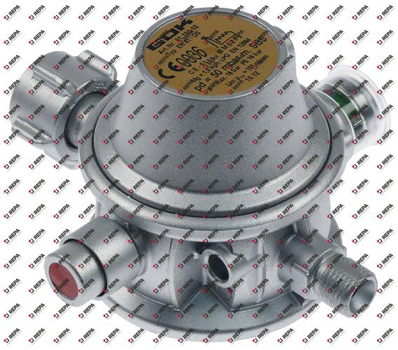 Gasdruckregler EN61-DS Anschluss KLF - 1/4" links
