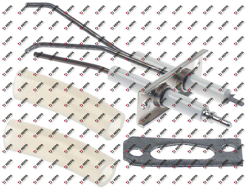 Zündelektrode FL 56mm FB 22mm D1 ø 9x62mm