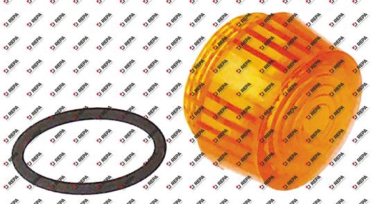 Indicator light lens orange