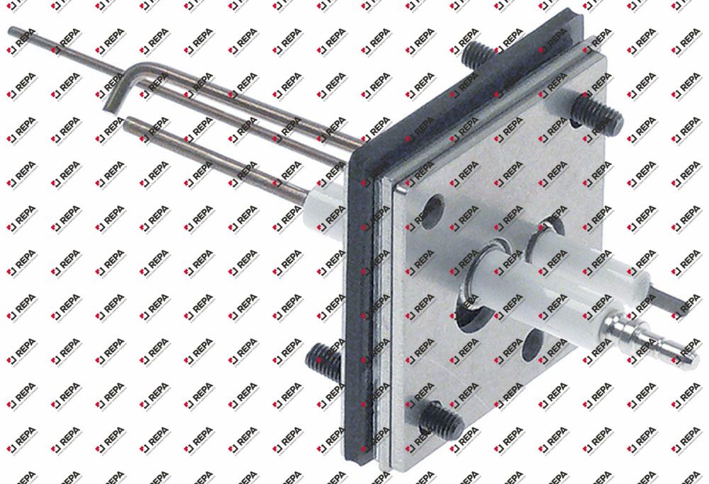 Zündelektrode FL 55mm FB 55mm D1 ø 9mm D2 ø 7mm