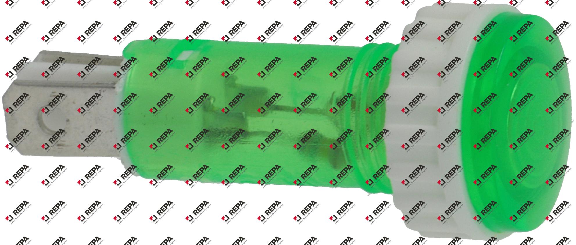Signallampe Einbaumaß ø 9,5mm grün 220 V