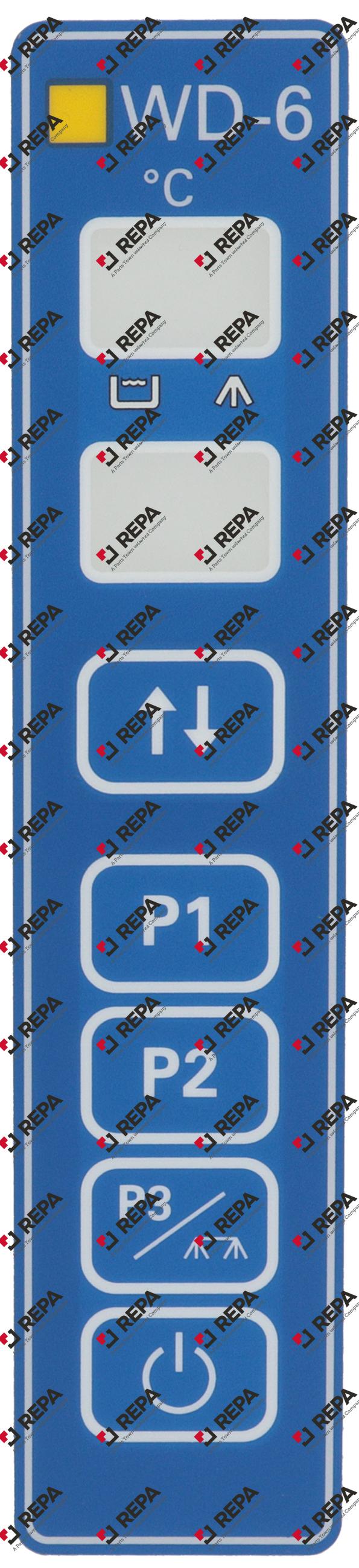 membrana de teclado lavavajillas WD6