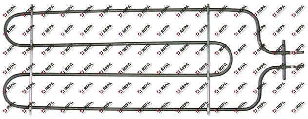 Heating element 400W 230V L 477mm L1 37mm L2 440mm