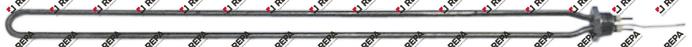 Heating element 450W 230V L 497mm W1 8mm W2 14mm