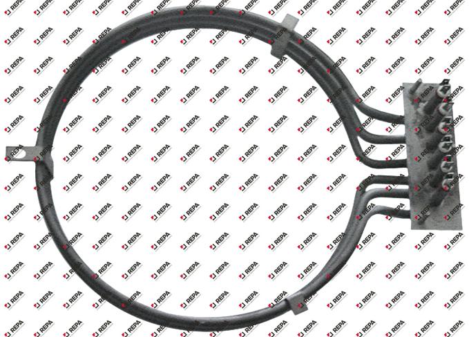 Heating element 4500W 230V L 306mm L1 100mm