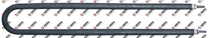 Resistencia 500 W 230 V L 280 mm grill empalme M4