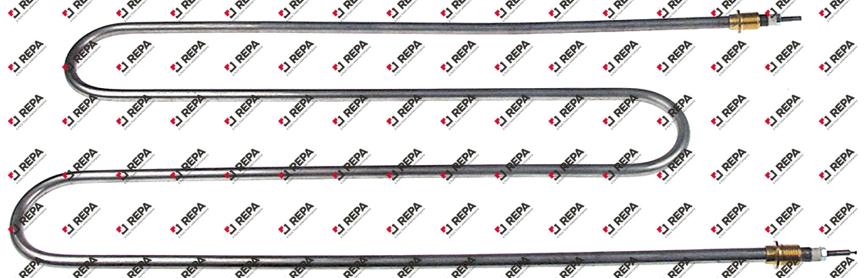 Résistance 800W 230V L 445mm fixation à 2 trous