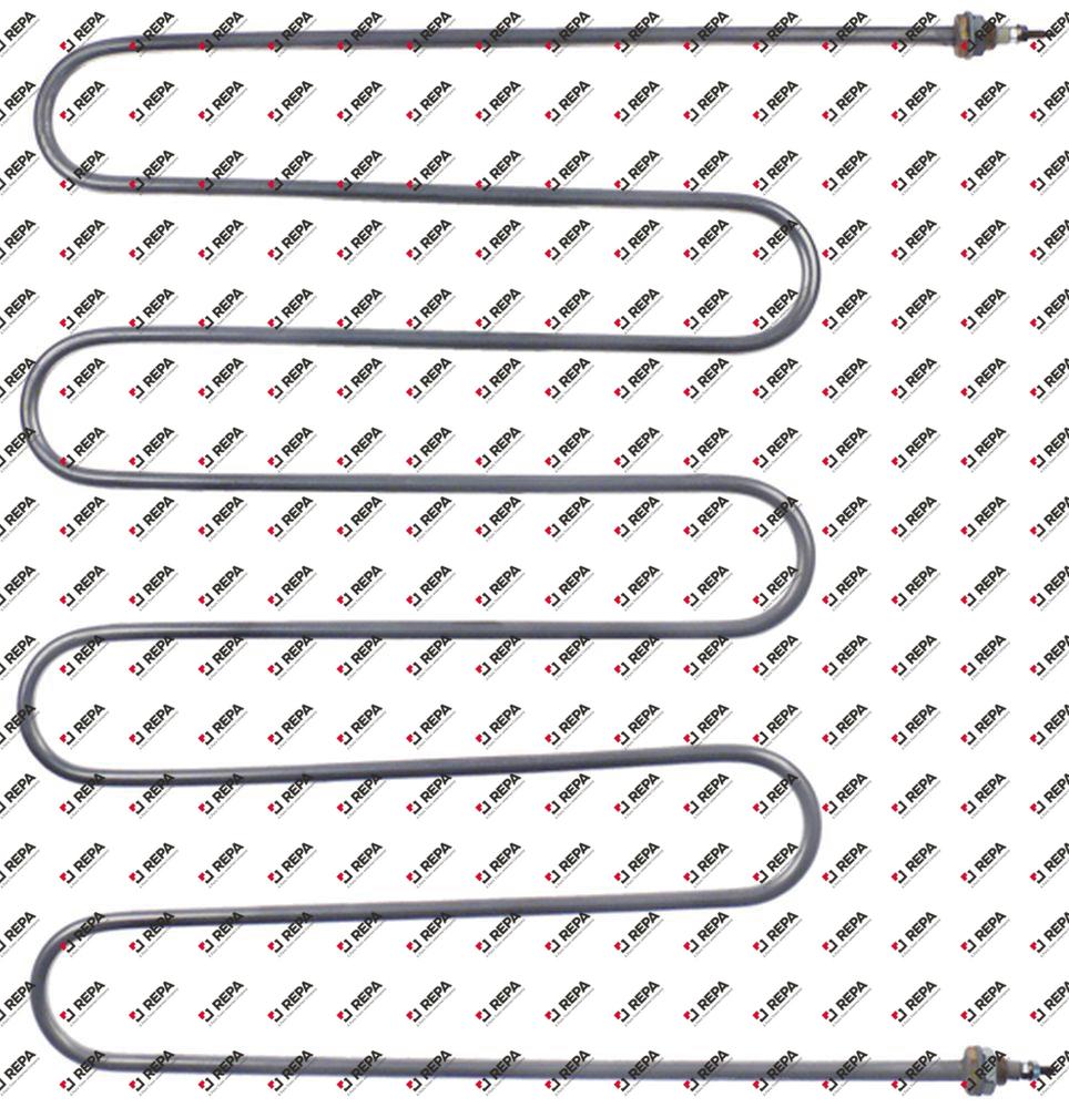 Heating element 1300W 230V L 385mm bain marie