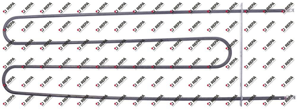 Heating element 1250W 220V L 688mm for pizza oven