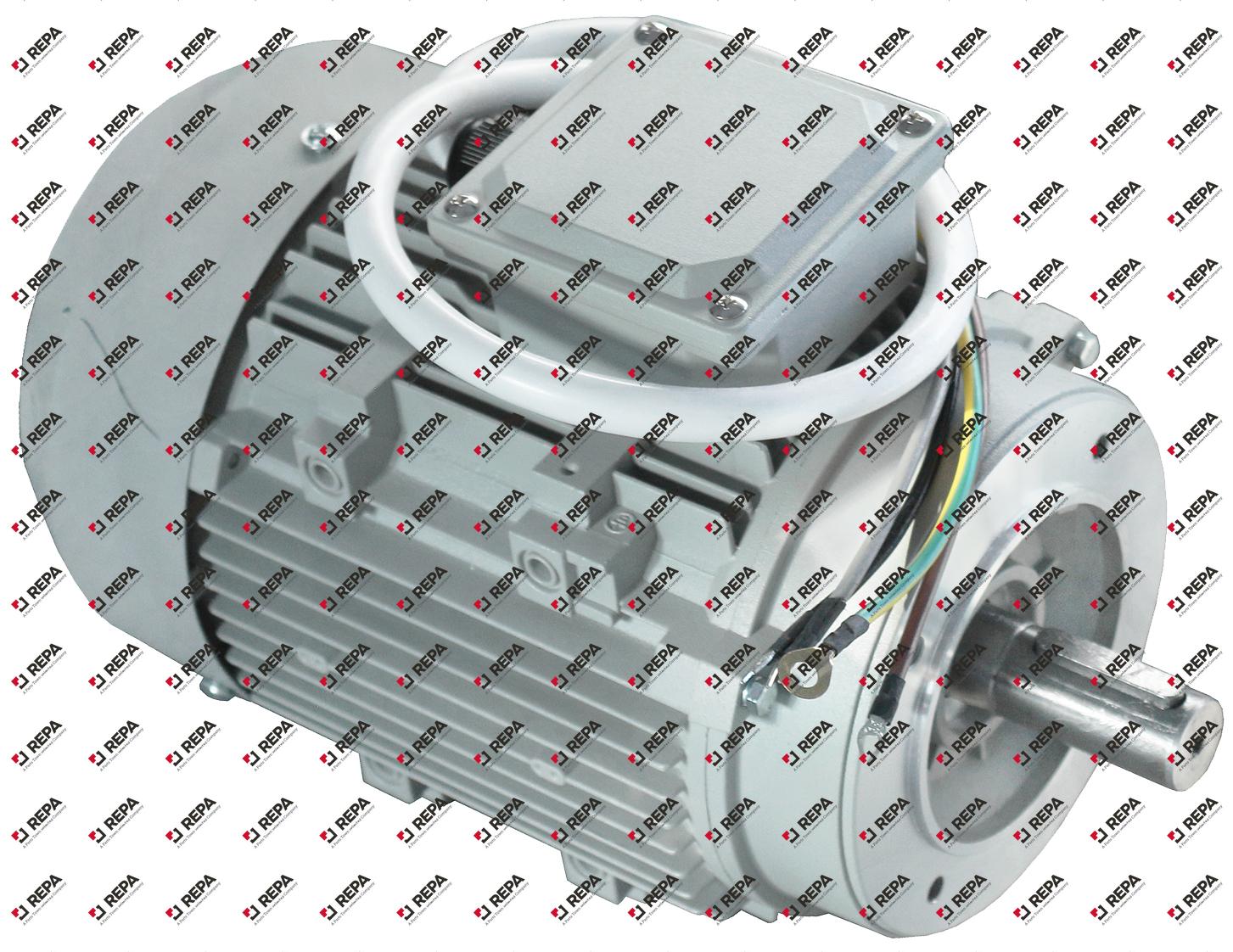 Motor 400 V 2000 W Phasen 3  Fø 140 mm ø 170 mm