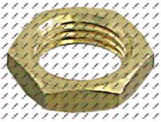 nut thread 1/4" H 4,5mm brass WS 17 Qty 1 pcs