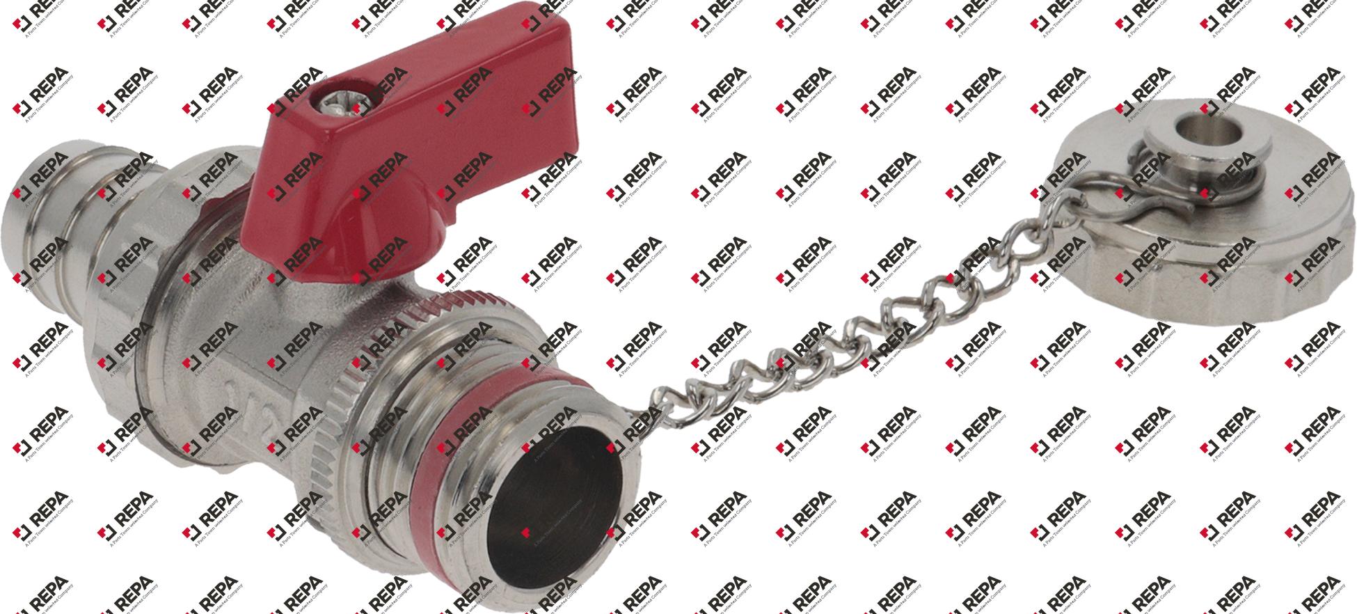 Kugelhahn Anschluss 1/2" AG Schlauchanschluss 3/8ö