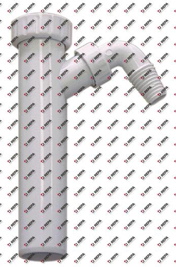 Tubo sifone filetto 1½" ø 40mm L 200mm dritta